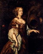 Sir Peter Lely Diana, Countess of Ailesbury oil